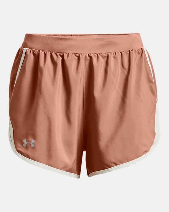Women's UA Fly-By 2.0 Shorts, Brown, pdpMainDesktop image number 5